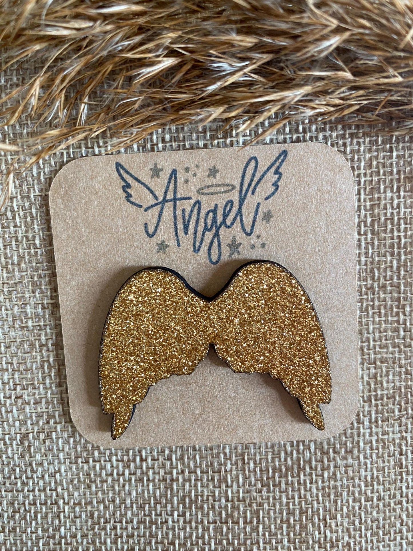 Ailes d’Ange Gardien – Format Câlin de poche, Pin’s ou Broche