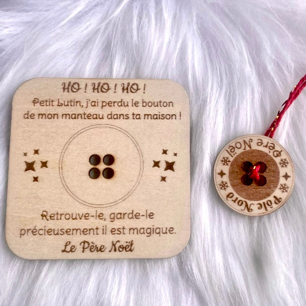 Le Bouton Perdu du Manteau du Père Noël - Preuve Magique du Pôle Nord