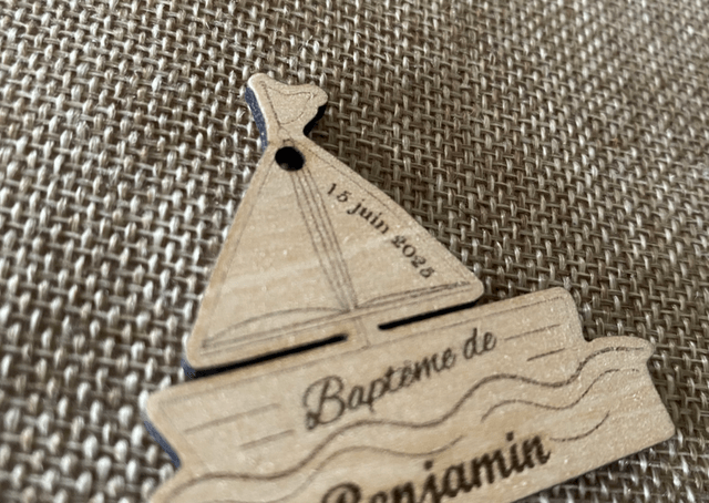 Etiquettes bois thème mer, marin, océan 