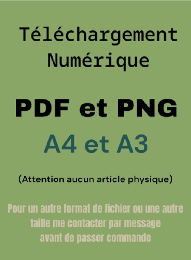 Lot de 3 affiches dragon pour chambre bébé fichiers numériques Png Pdf