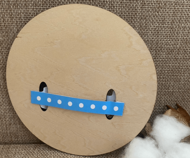 Carte bracelet de naissance en bois - porte-bracelet de naissance  en bois 