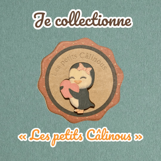 Câlin de poche en bois petits animaux - Câlinous à collectionner.