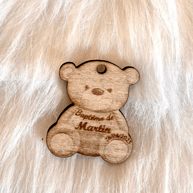 Bapteme thème ourson - Magnet, marque place, etiquettes