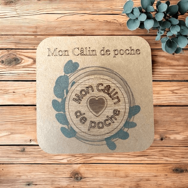 Câlin de poche en bois 4 modèles au choix