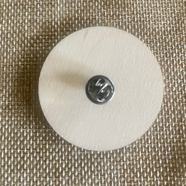 Badge rentrée scolaire en bois - badge personnalisable prénom enfant