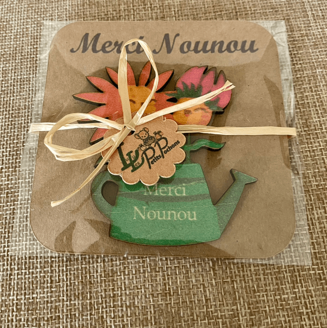 Porte-clés ou Magnet Merci maîtresse ou Merci Nounou