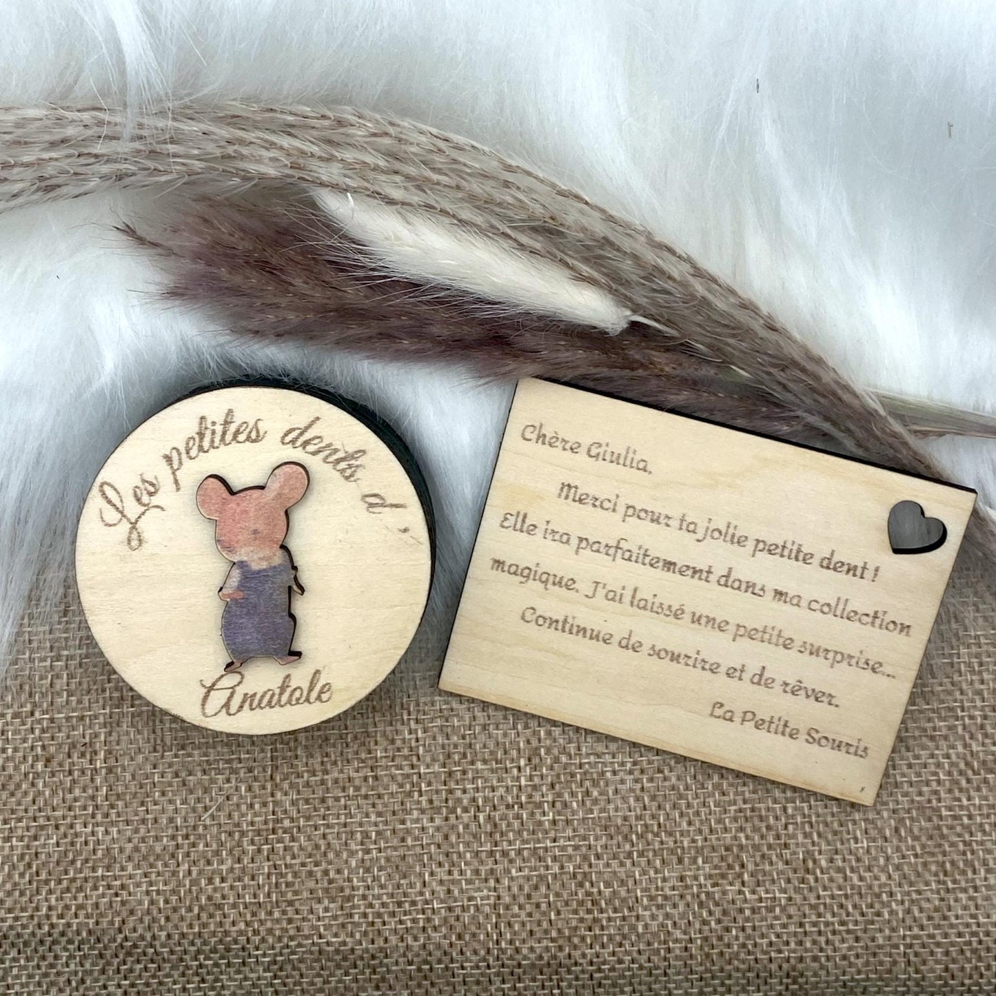 Boîte à Dents de Lait Personnalisée – Le Coffret Magique de la Petite Souris