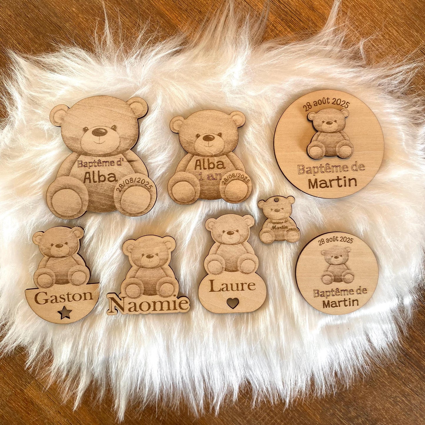 Collection Déco & Cadeaux Invités – Créations en Bois Personnalisées