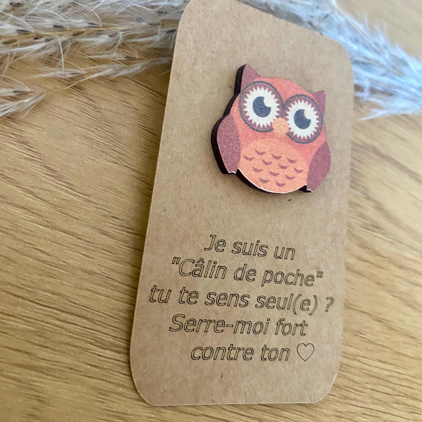 Câlin de Poche "Chouette" – Le Petit Compagnon de Sérénité