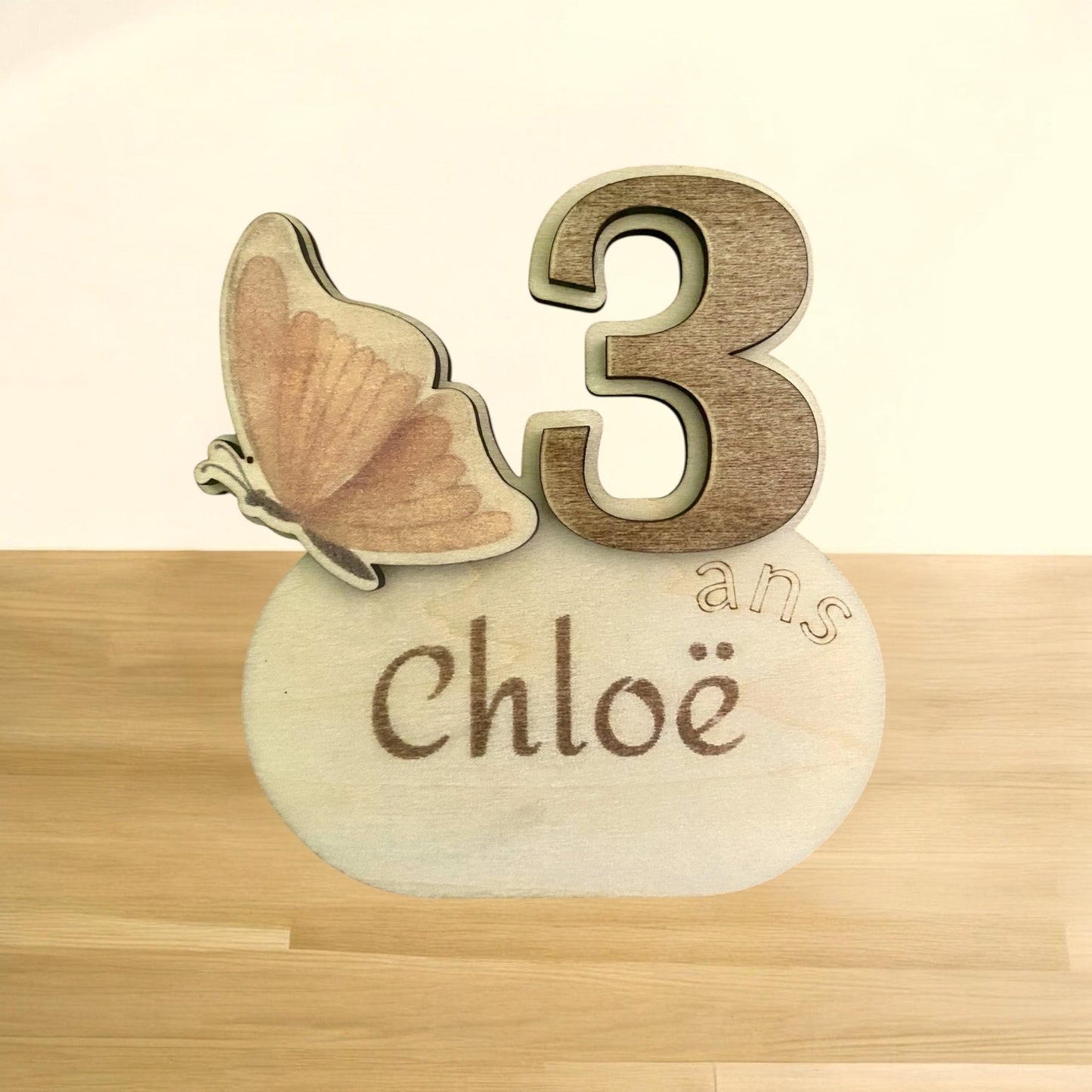 Magnet Anniversaire enfant en Bois Personnalisé – Modèle au Choix
