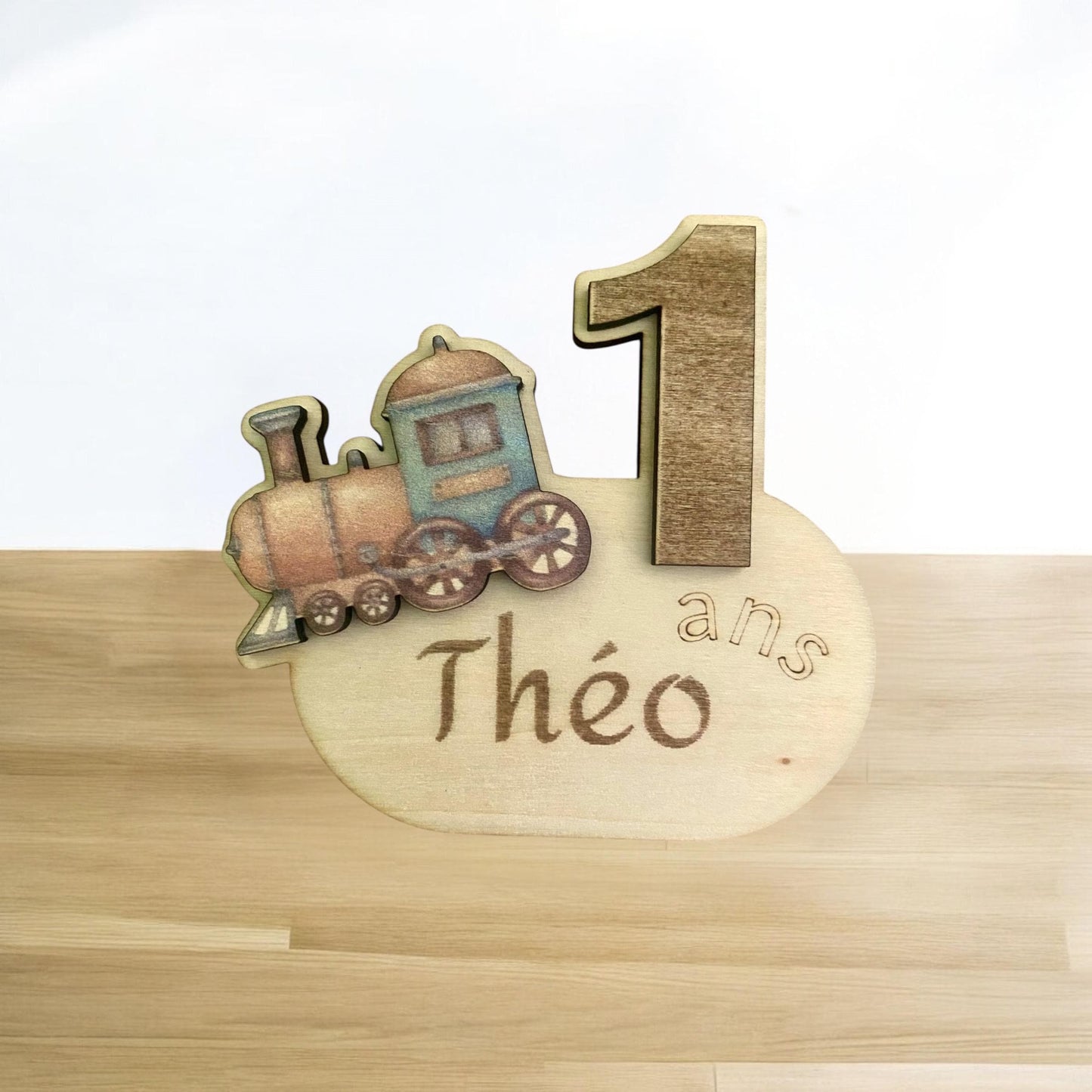 Magnet Anniversaire enfant en Bois Personnalisé – Modèle au Choix