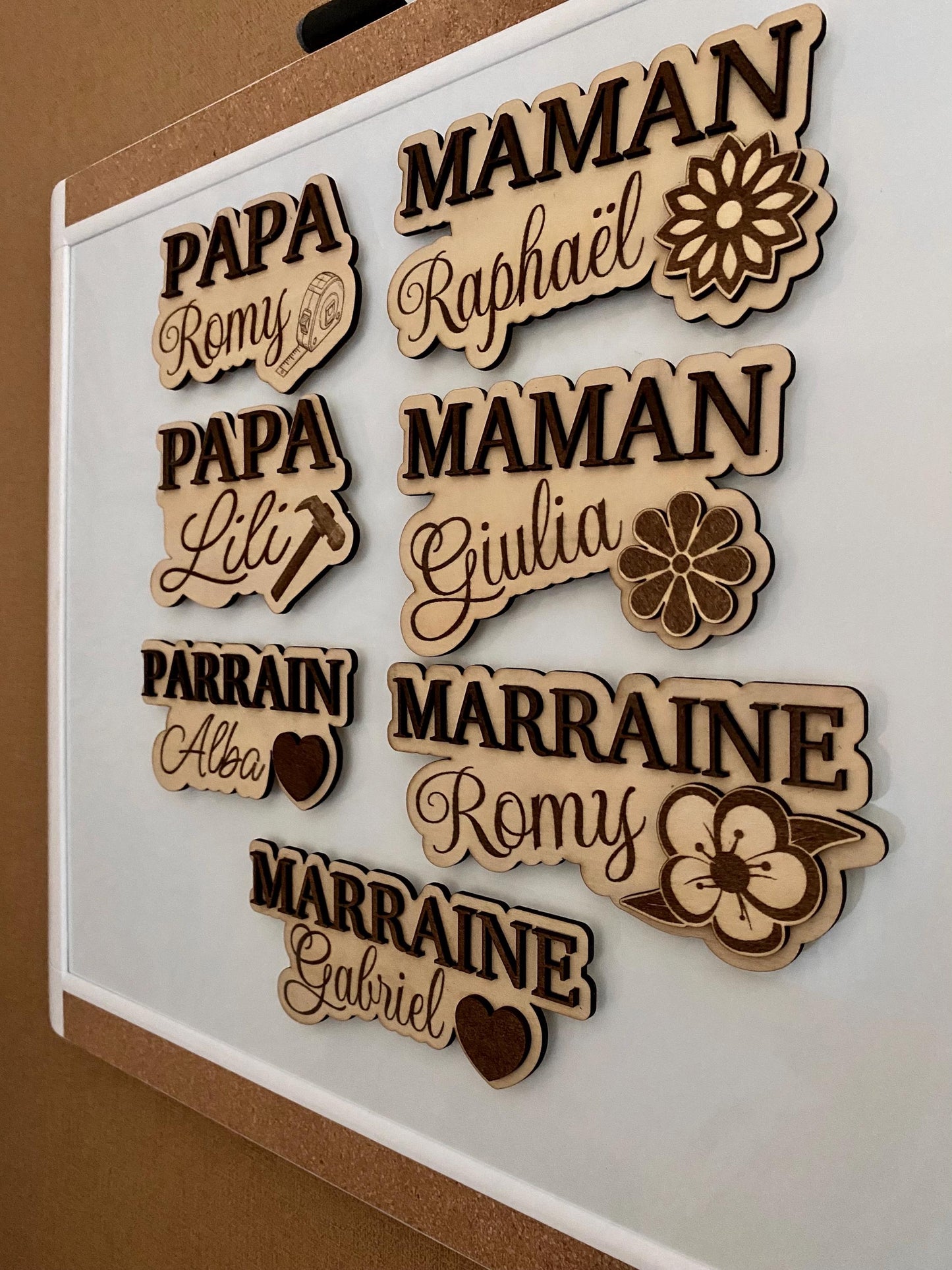 Magnet Personnalisé – Le Cadeau Tendre pour Marraine, Parrain & Plus