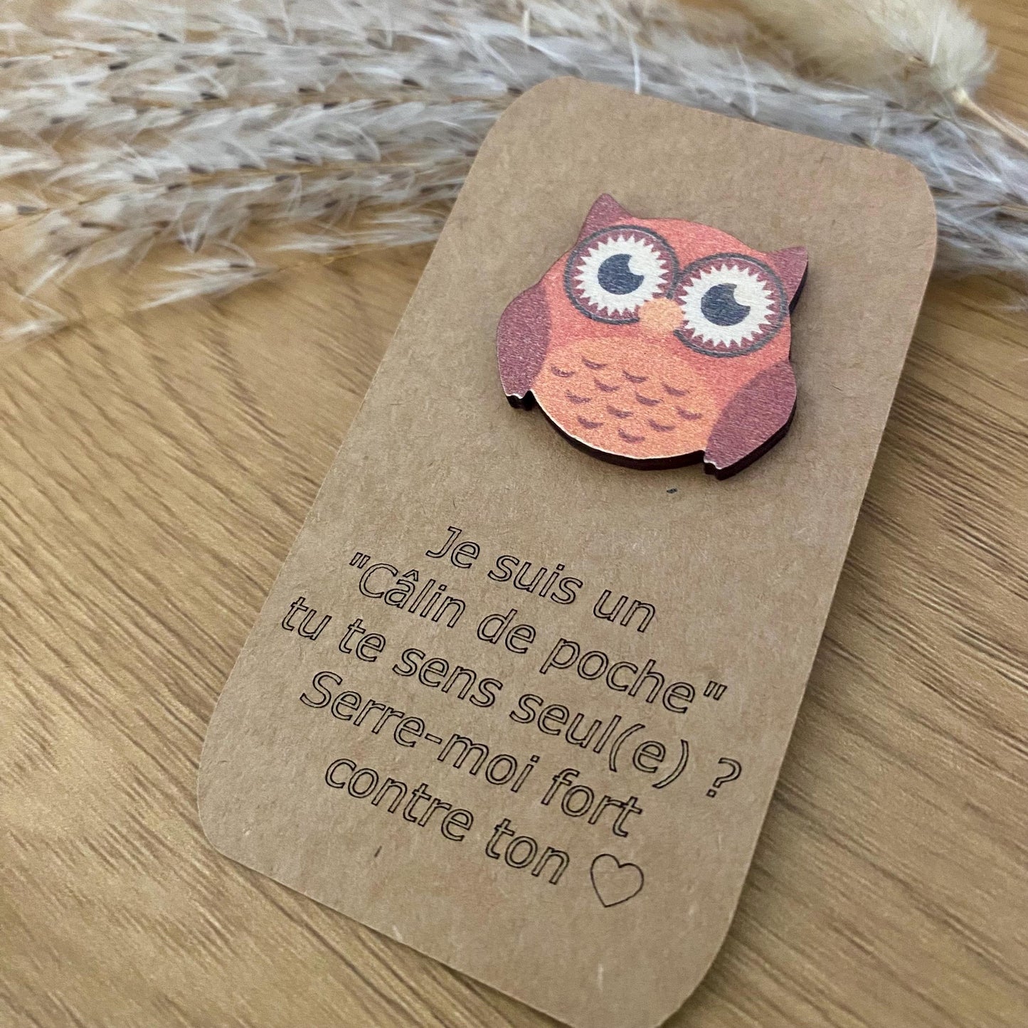 Câlin de Poche "Chouette" – Le Petit Compagnon de Sérénité