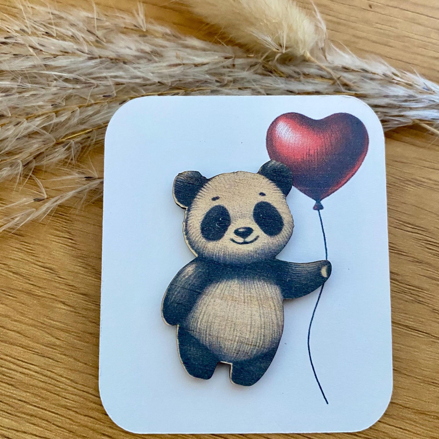 Câlin de Poche en Bois "Panda" – Un Compagnon de Douceur