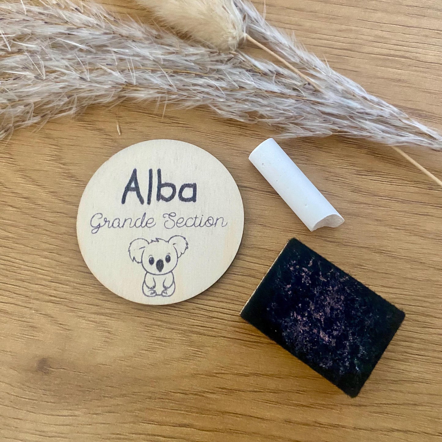 Badge Prénom Personnalisé pour Cartable et Sac à Dos Enfant