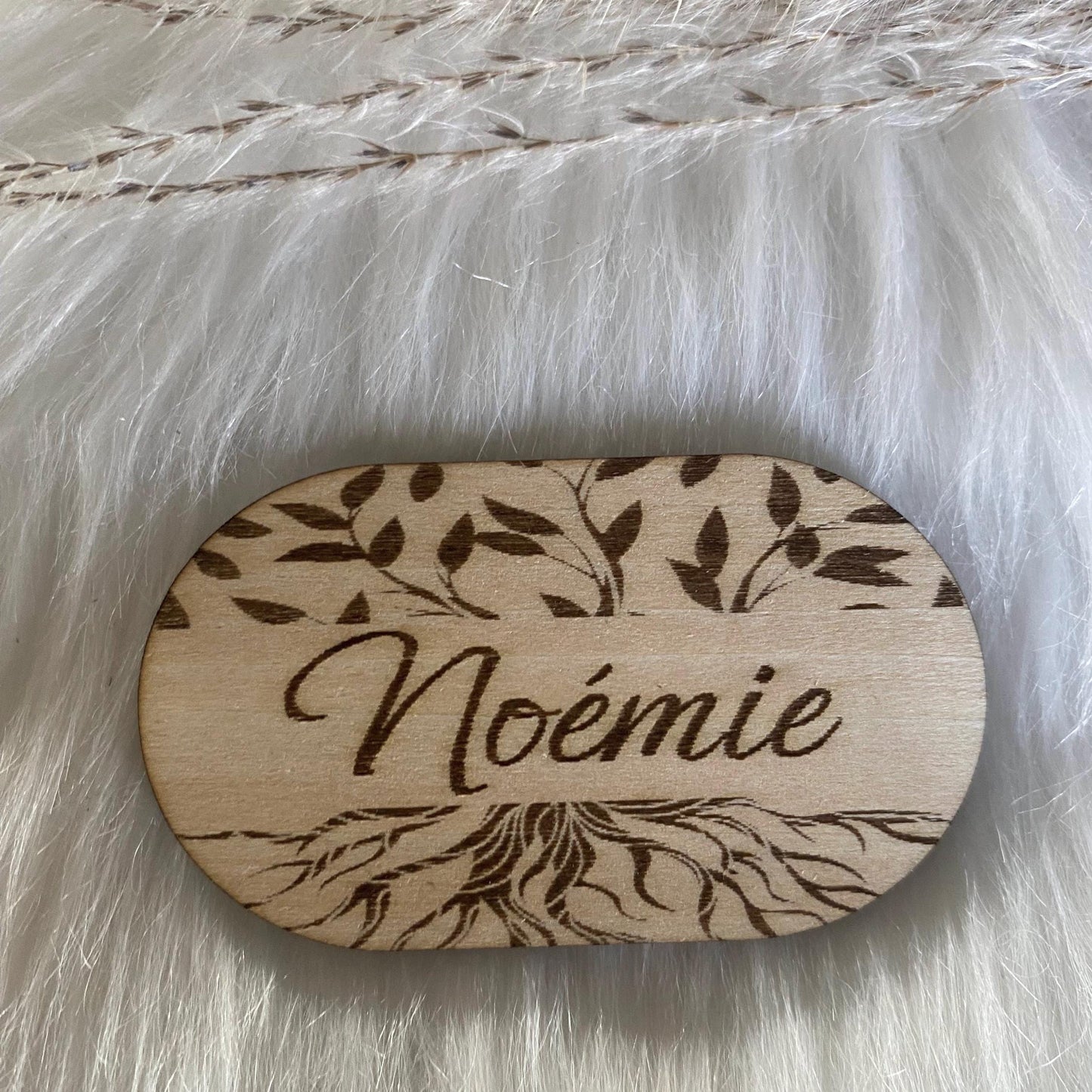 Marque-place en Bois « Arbre de Vie » – Personnalisé