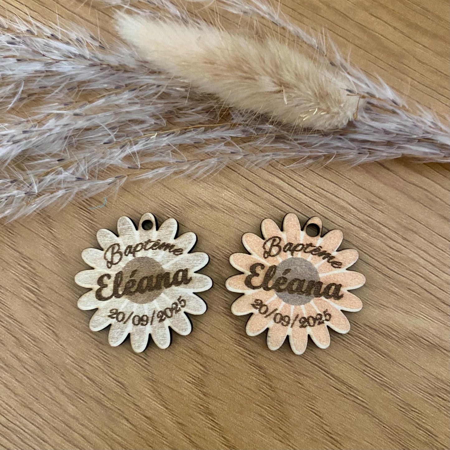 Magnets en Bois "Marguerite" – La Touche Fleurie et Personnalisée pour vos Événements
