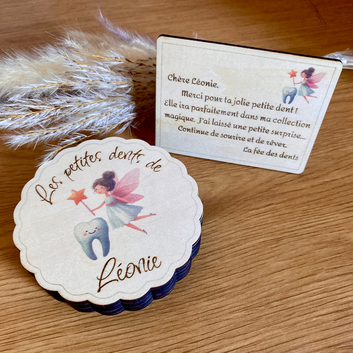 Boîte à dents de lait personnalisée "La Fée des dents"