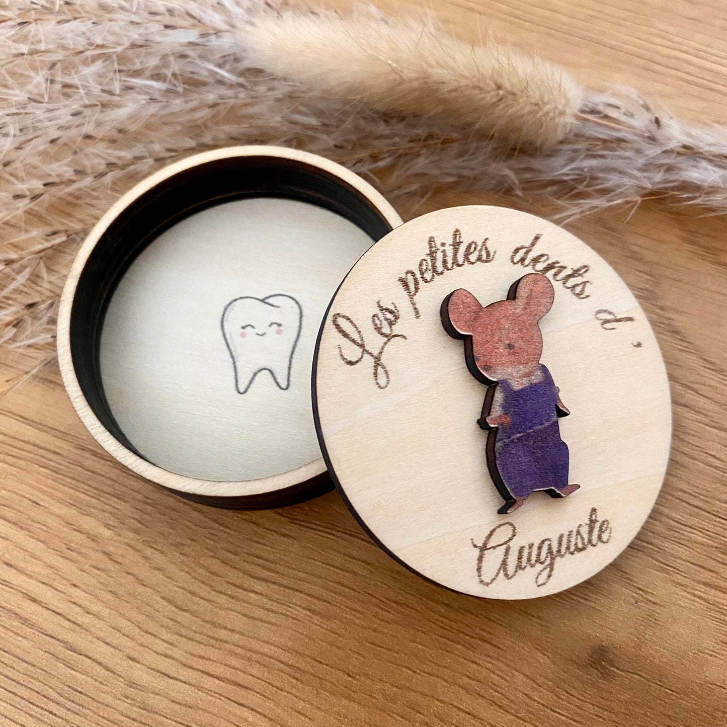 Boîte à Dents de Lait Personnalisée – Le Coffret Magique de la Petite Souris