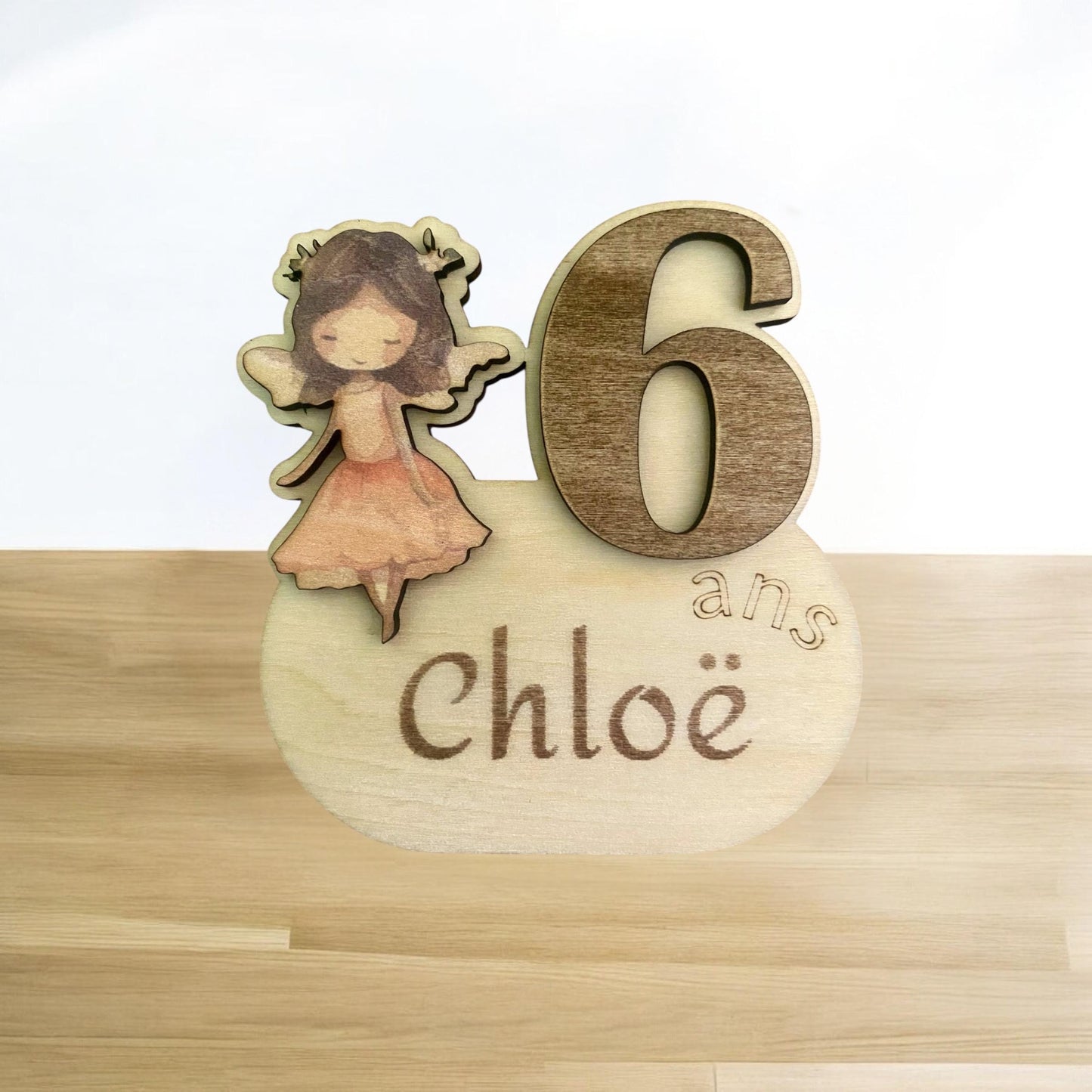 Magnet Anniversaire enfant en Bois Personnalisé – Modèle au Choix