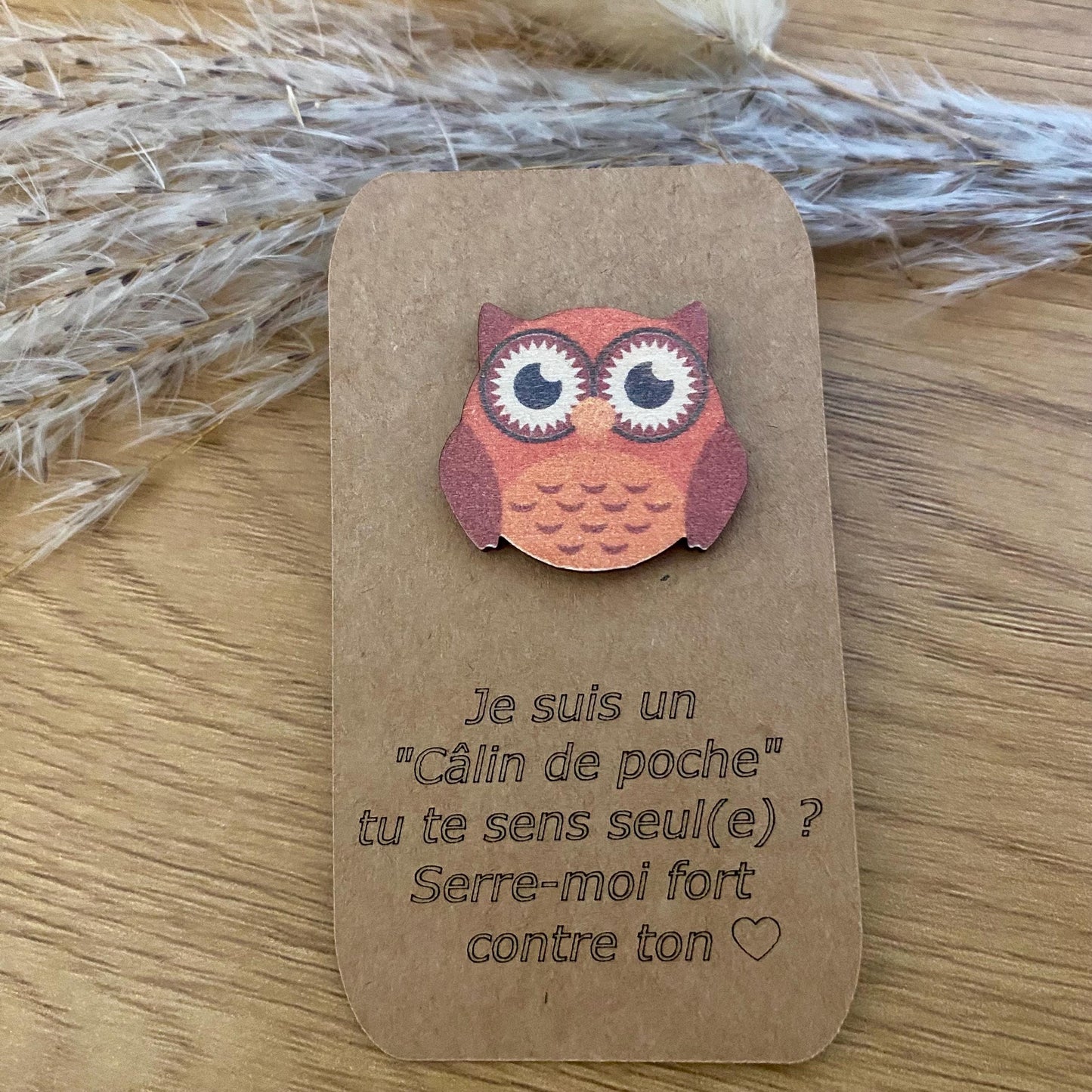 Câlin de Poche "Chouette" – Le Petit Compagnon de Sérénité