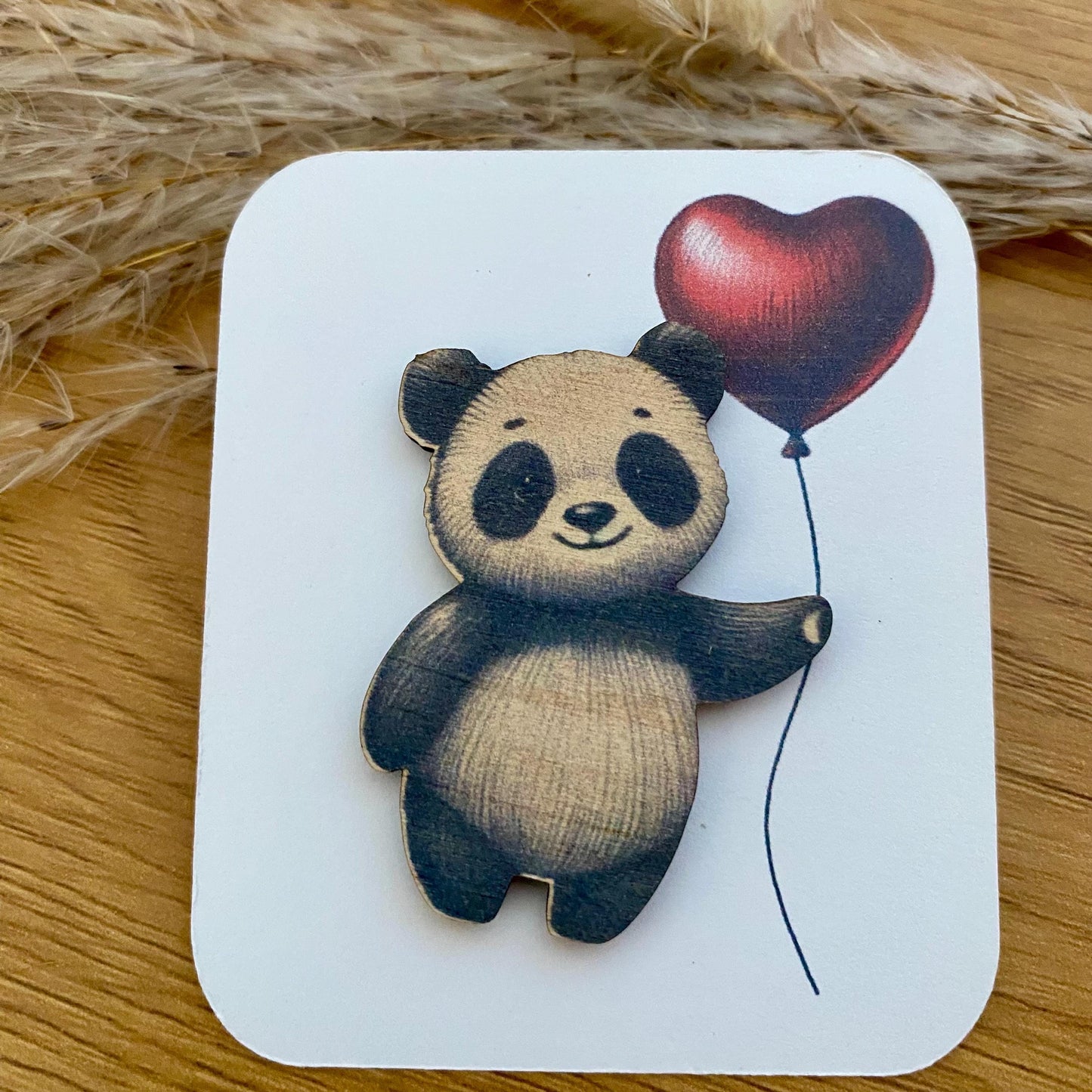 Câlin de Poche en Bois "Panda" – Un Compagnon de Douceur