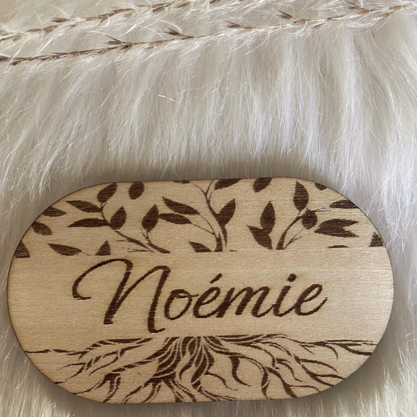 Marque-place en Bois « Arbre de Vie » – Personnalisé