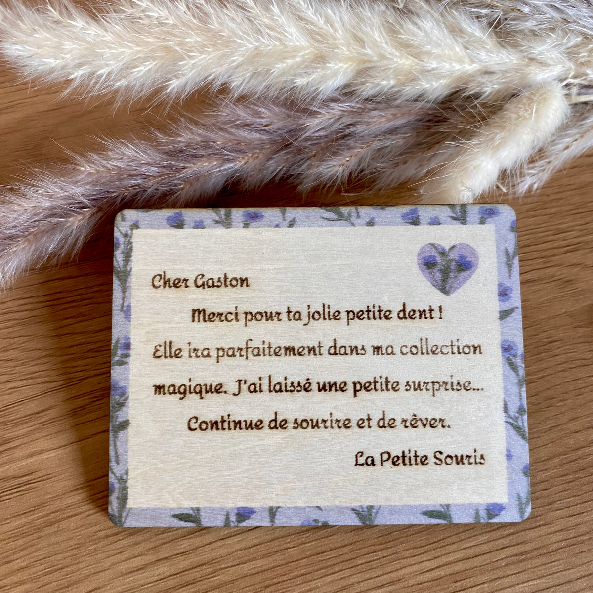Le kit Magique de la Petite Souris -
Boîte à Dents de Lait Personnalisée - Lettre de la petite souris - Porte magique –