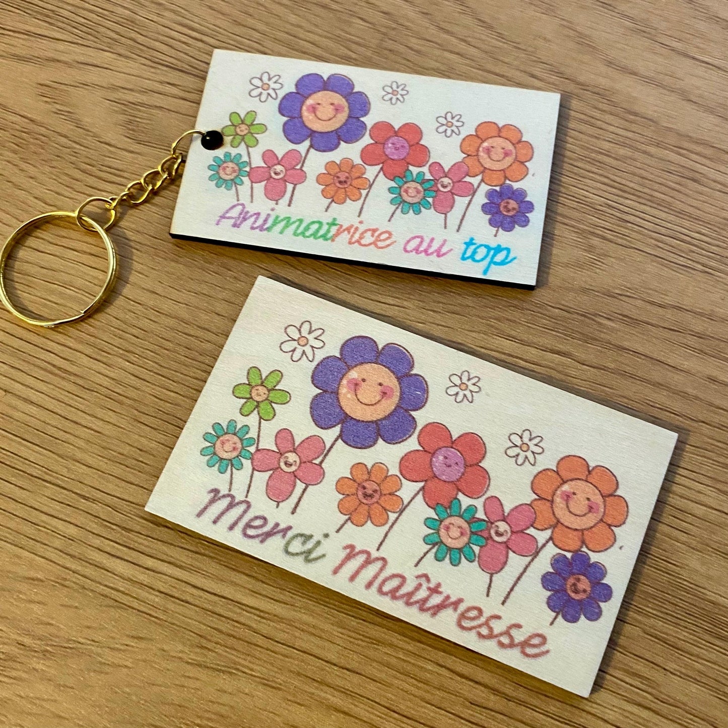Cadeaux Personnalisés pour Maîtresse, Nounou & ATSEM – Porte-clés & Magnets