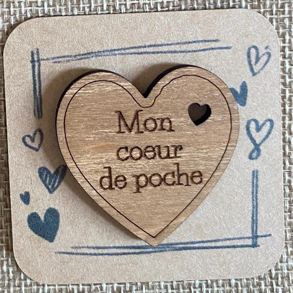 Câlin de Poche (Pocket Hug) en Bois – Le Cadeau Unique 100% Personnalisable