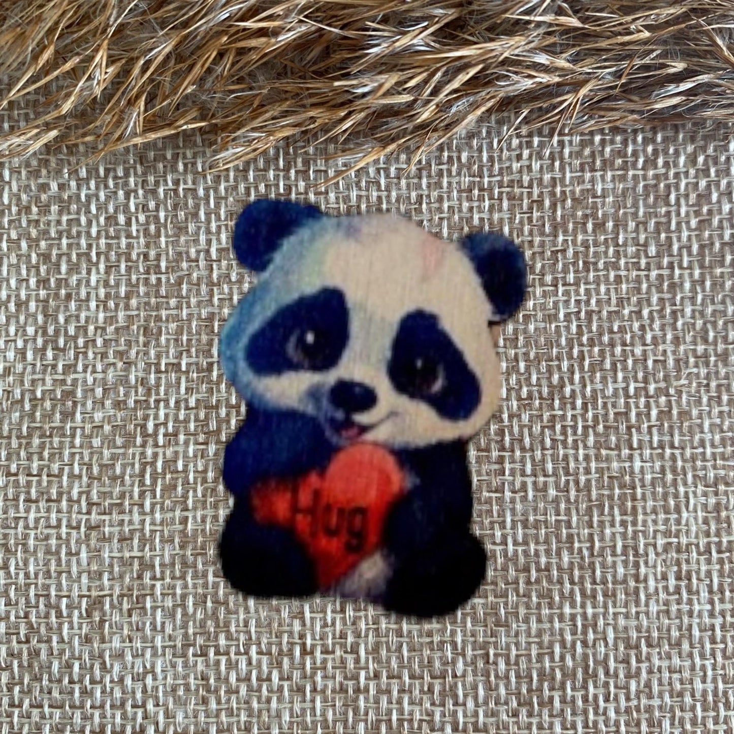 Câlin de Poche "Panda" – Votre Compagnon de Douceur en Bois