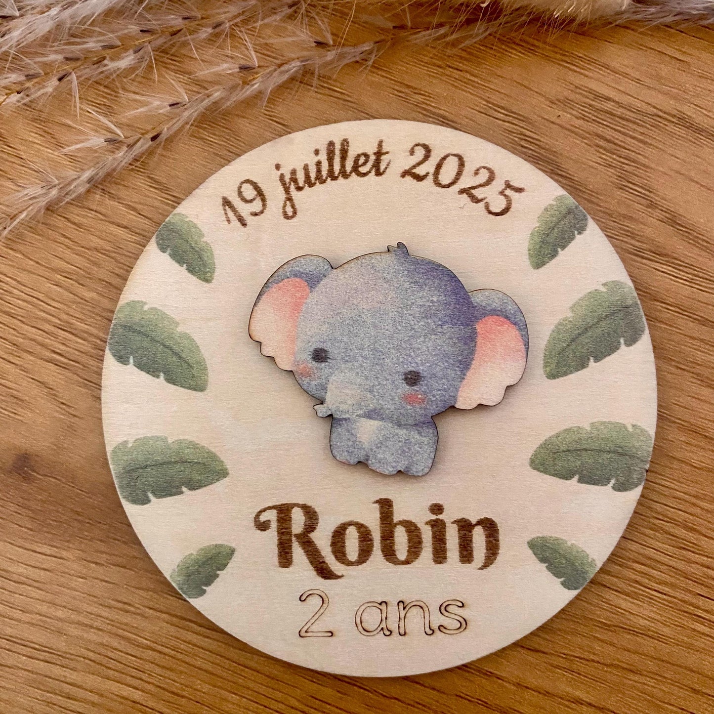 Magnets en Bois "Jungle Safari" – Le Cadeau Invité Inoubliable