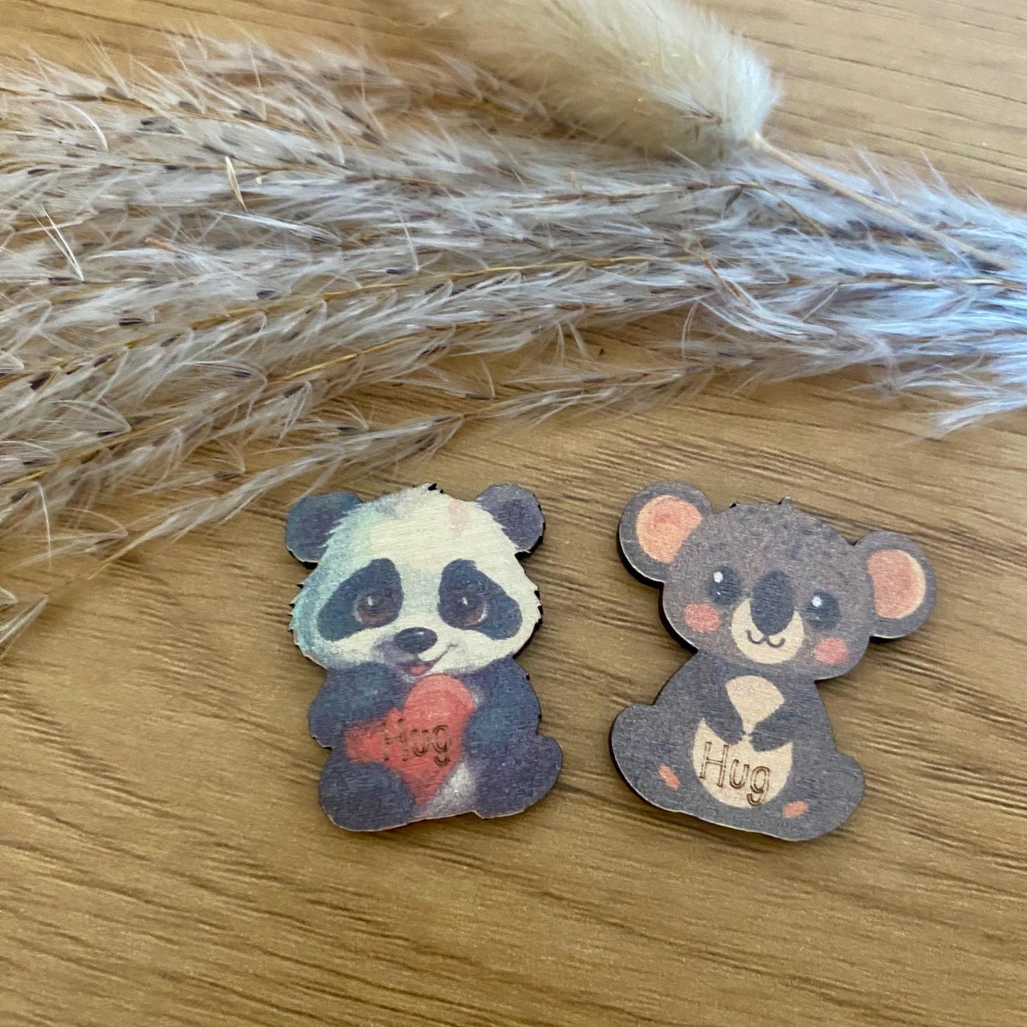 Câlin de Poche "Panda" – Votre Compagnon de Douceur en Bois