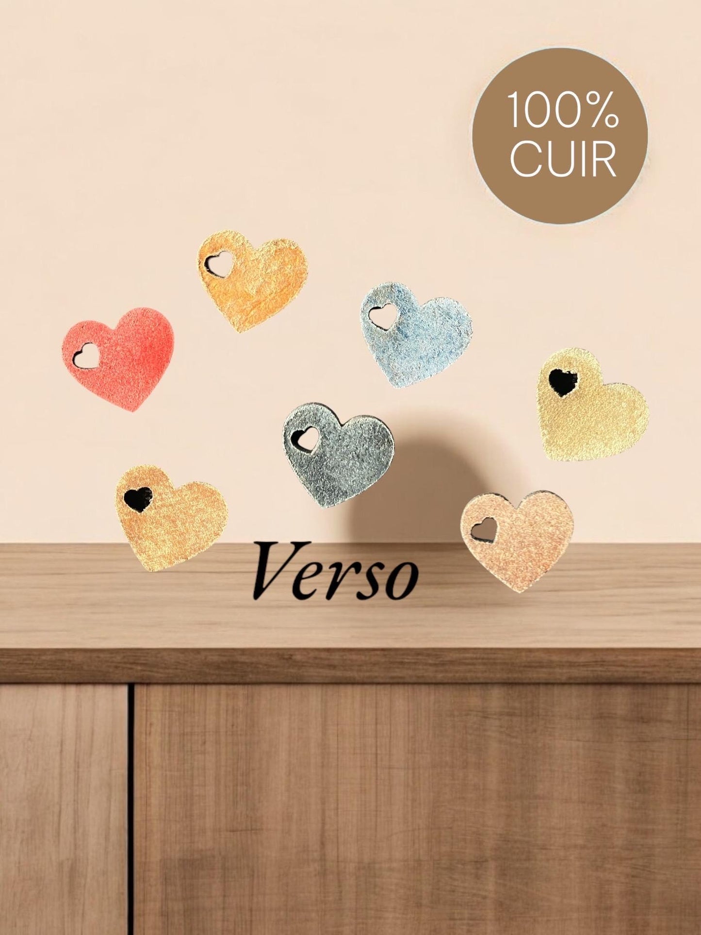Câlin de Poche en Cuir Véritable – Un Messager de Tendresse