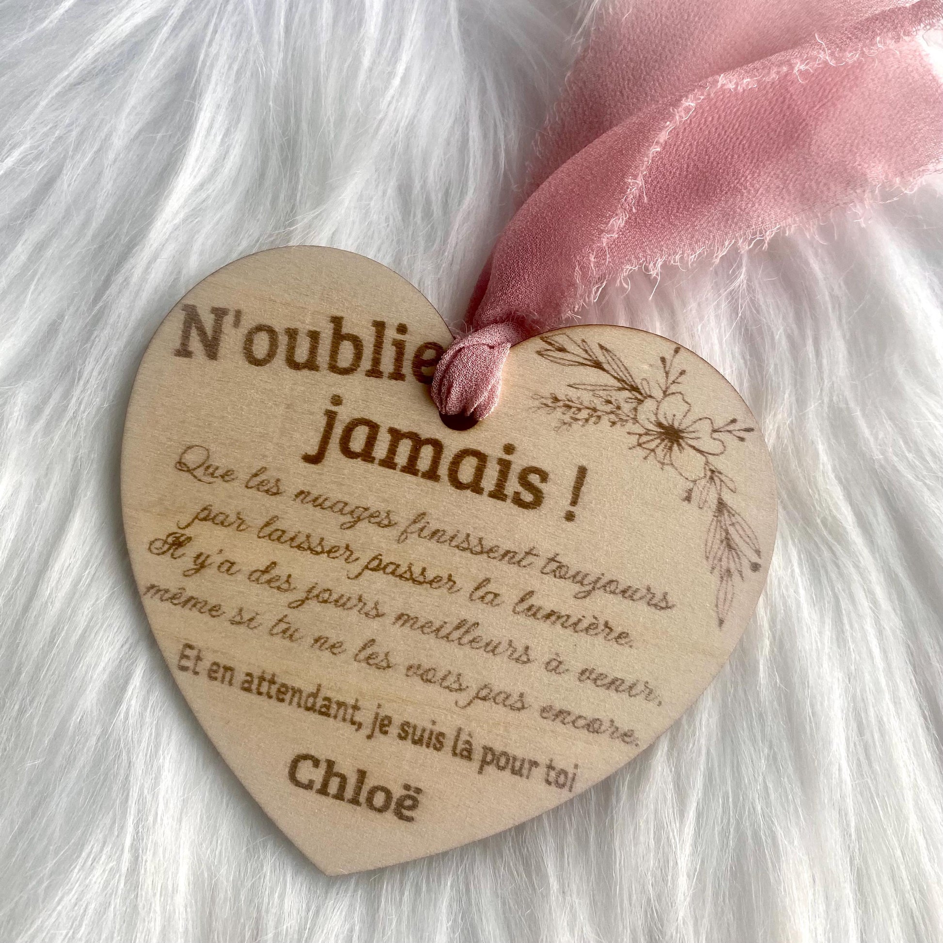 Objet symbolique personnalisé pour cadeau d'amitié