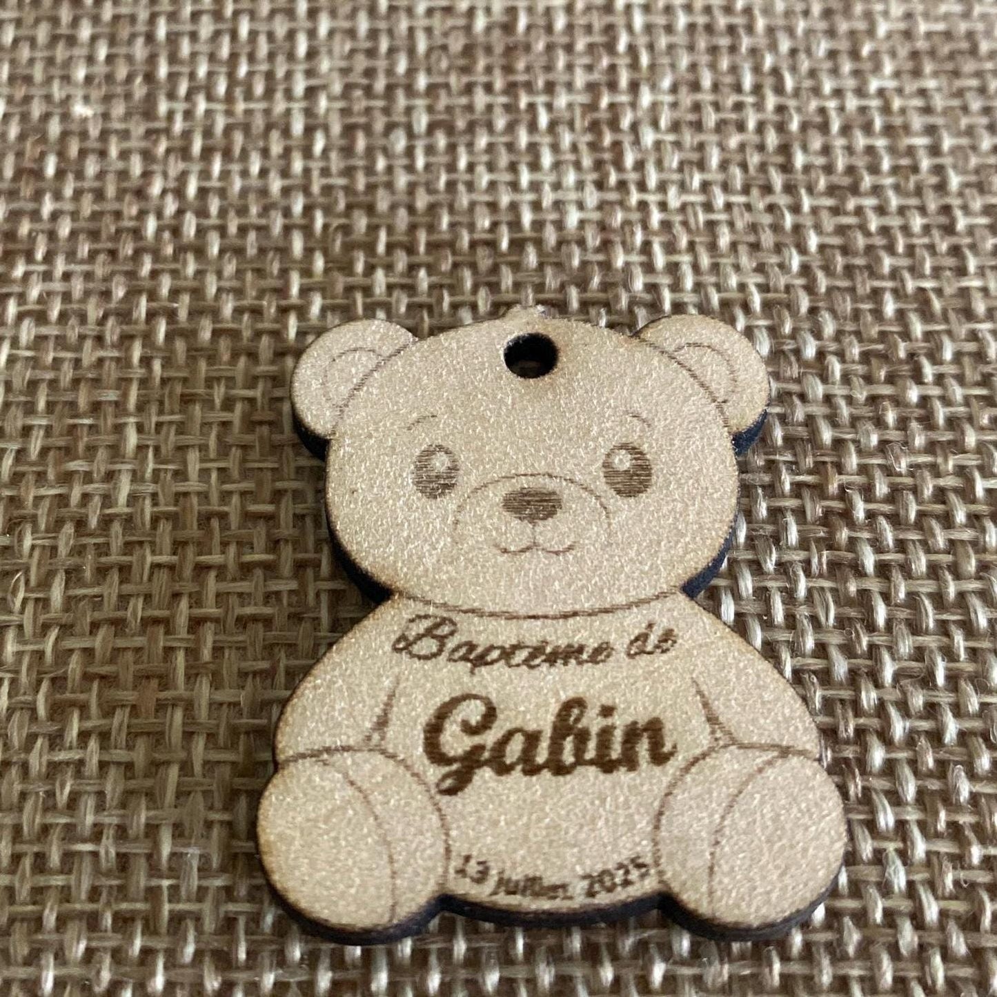 Étiquettes "Ourson" en Bois – Le détail tendre pour vos événements