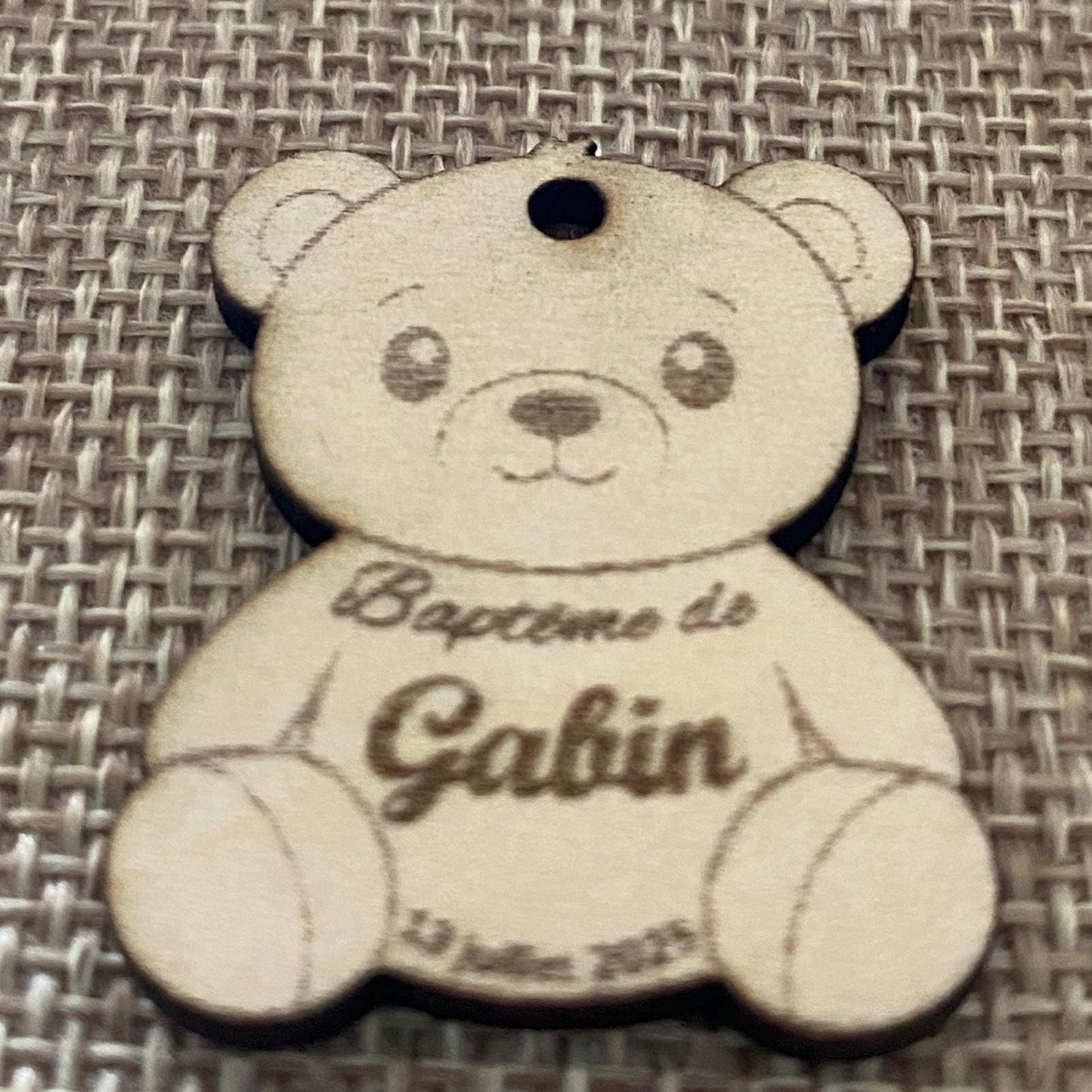 Étiquettes "Ourson" en Bois – Le détail tendre pour vos événements