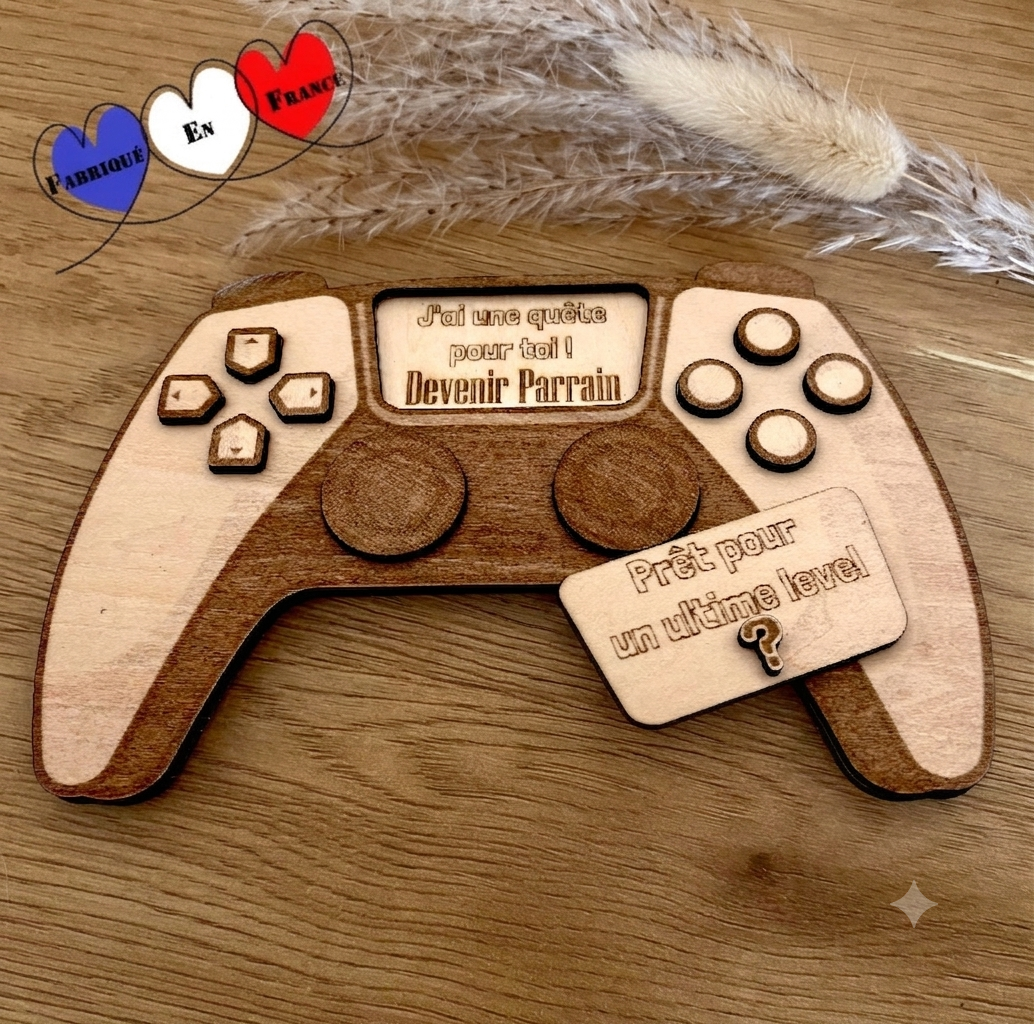 Manette de Jeu en Bois – L'Annonce Surprise pour Passionnés de Gaming