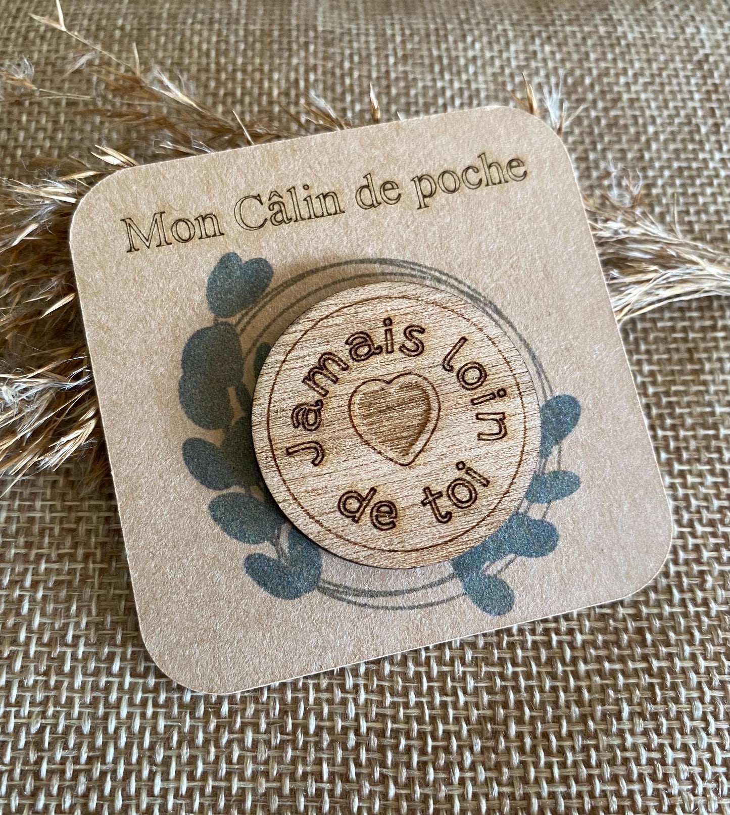 Câlin de Poche "Jamais Loin de Toi" – Le Messager de vos Émotions