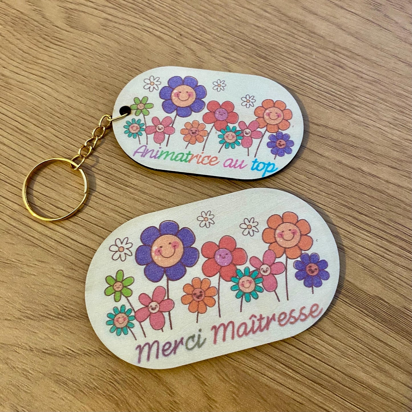 Cadeaux Personnalisés pour Maîtresse, Nounou & ATSEM – Porte-clés & Magnets