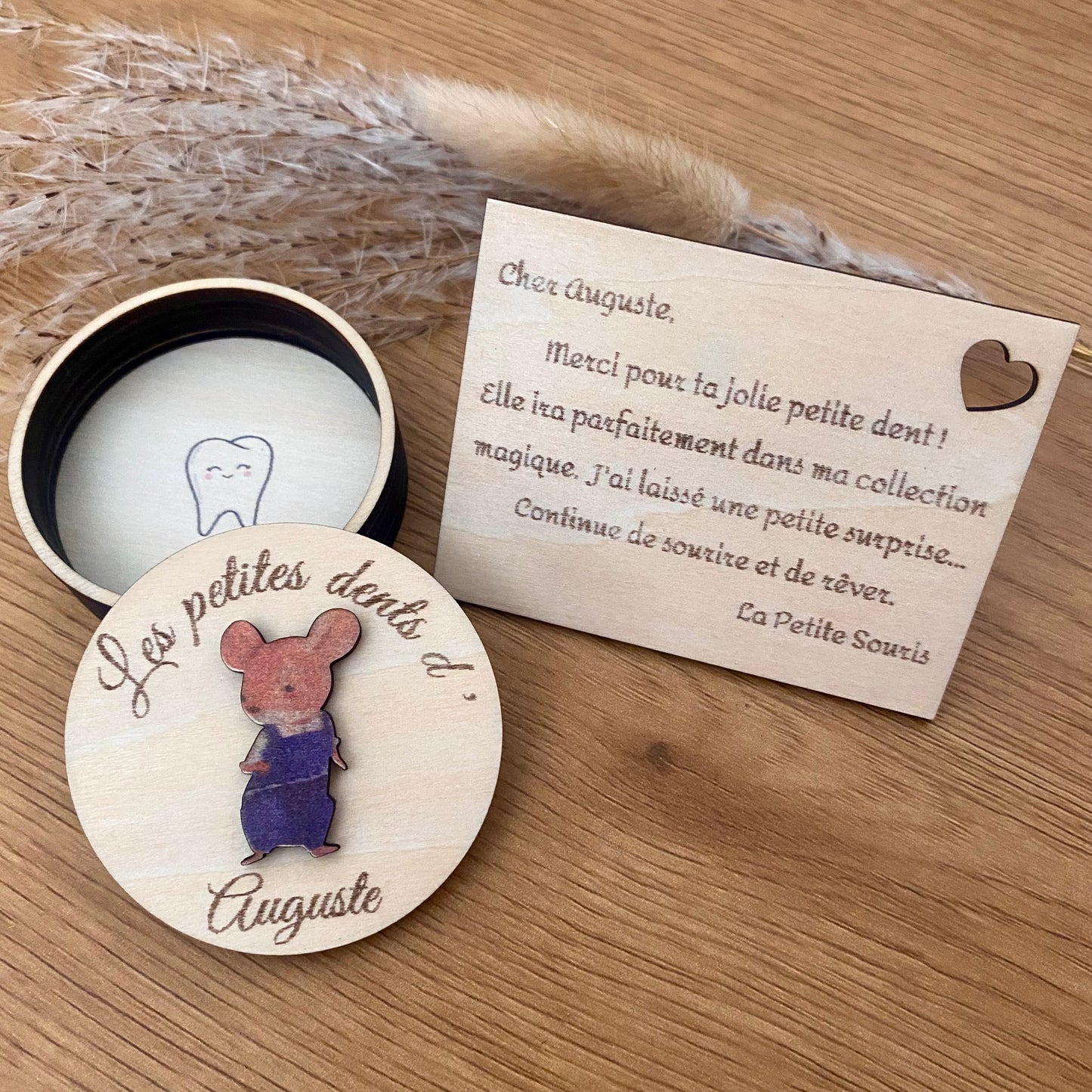 Boîte à Dents de Lait Personnalisée – Le Coffret Magique de la Petite Souris