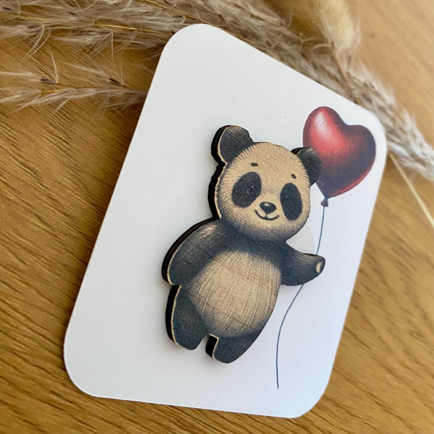 Câlin de Poche en Bois "Panda" – Un Compagnon de Douceur