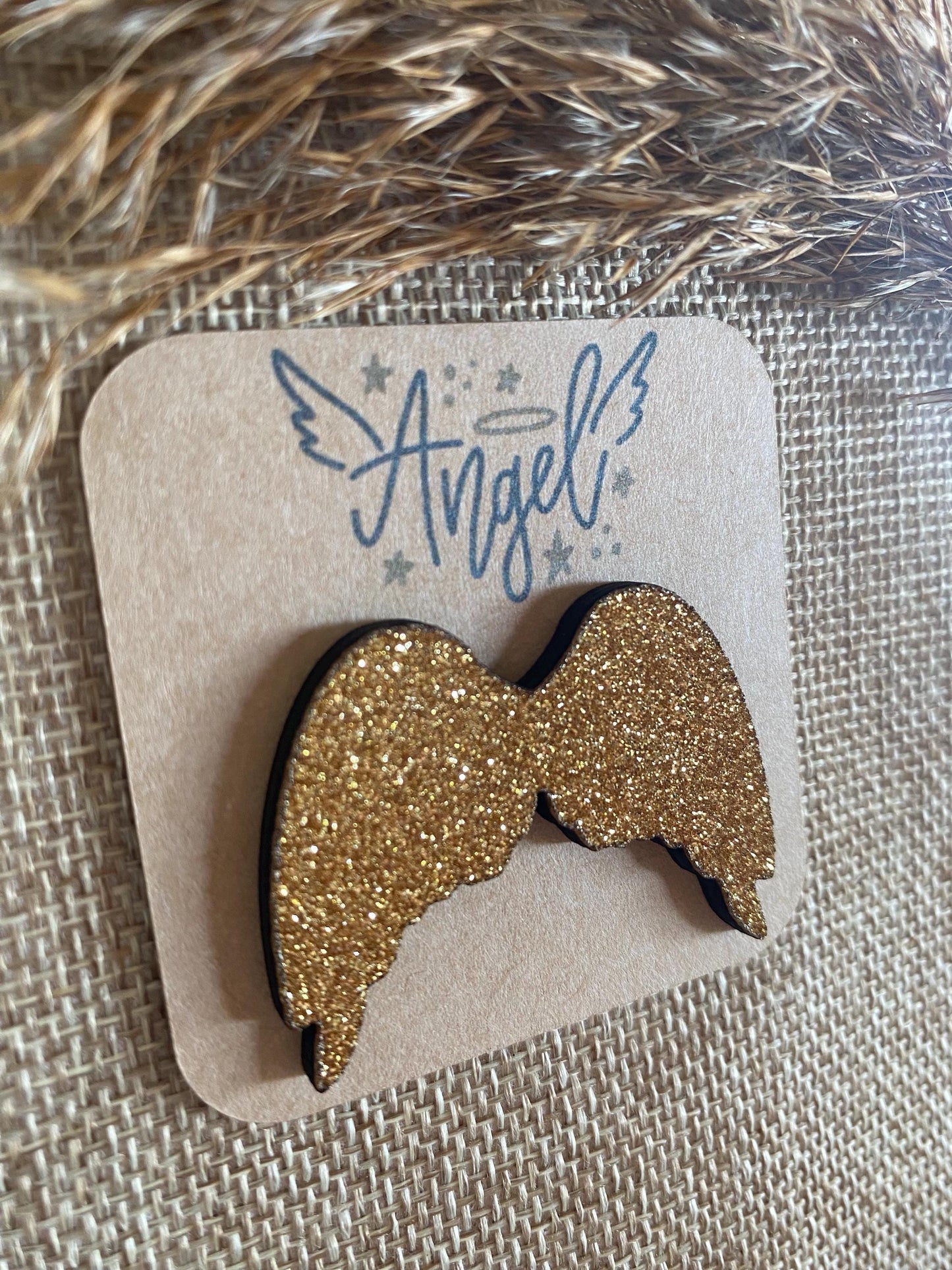 Ailes d’Ange Gardien – Format Câlin de poche, Pin’s ou Broche