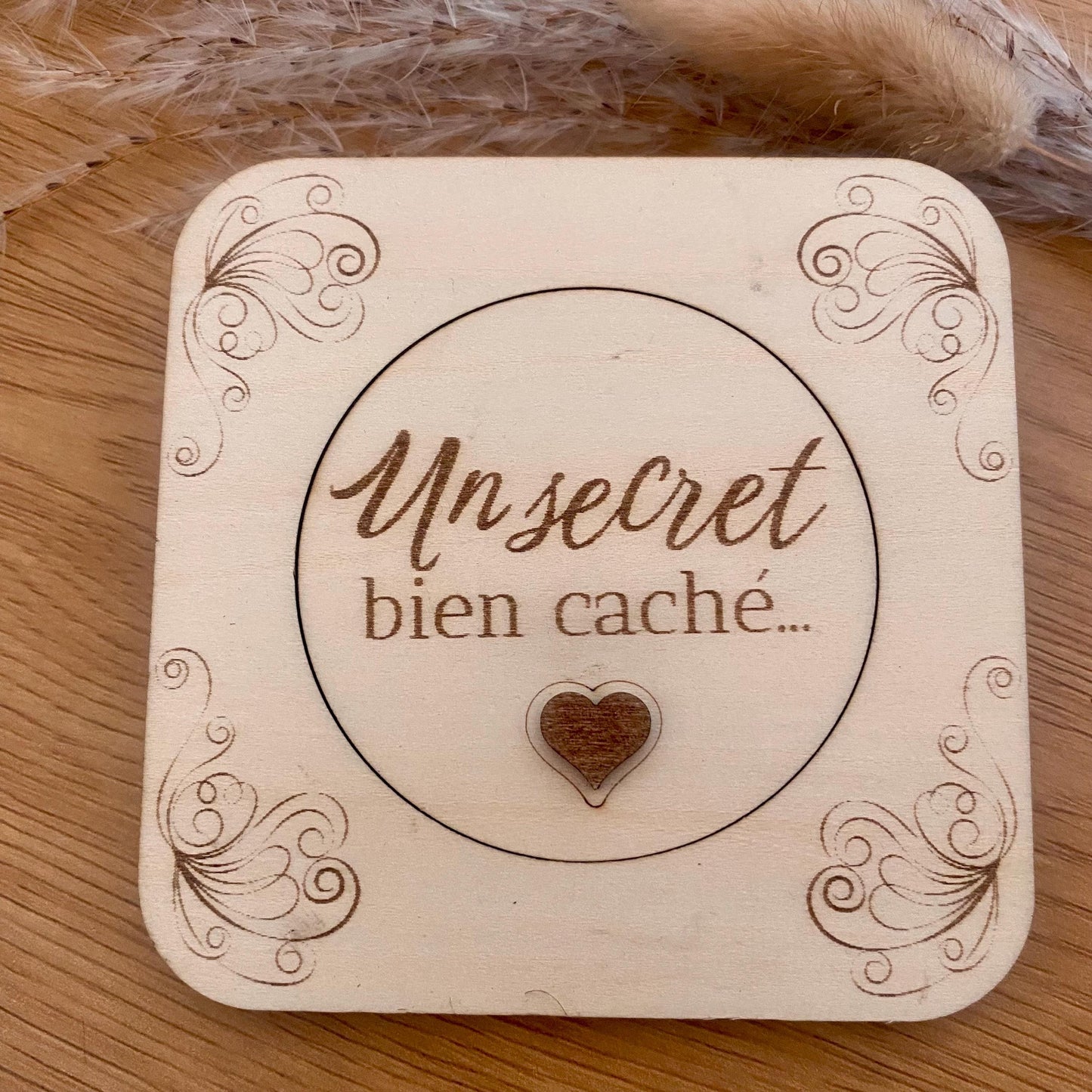 Le coffret annonce grossesse "Un secret bien caché"
