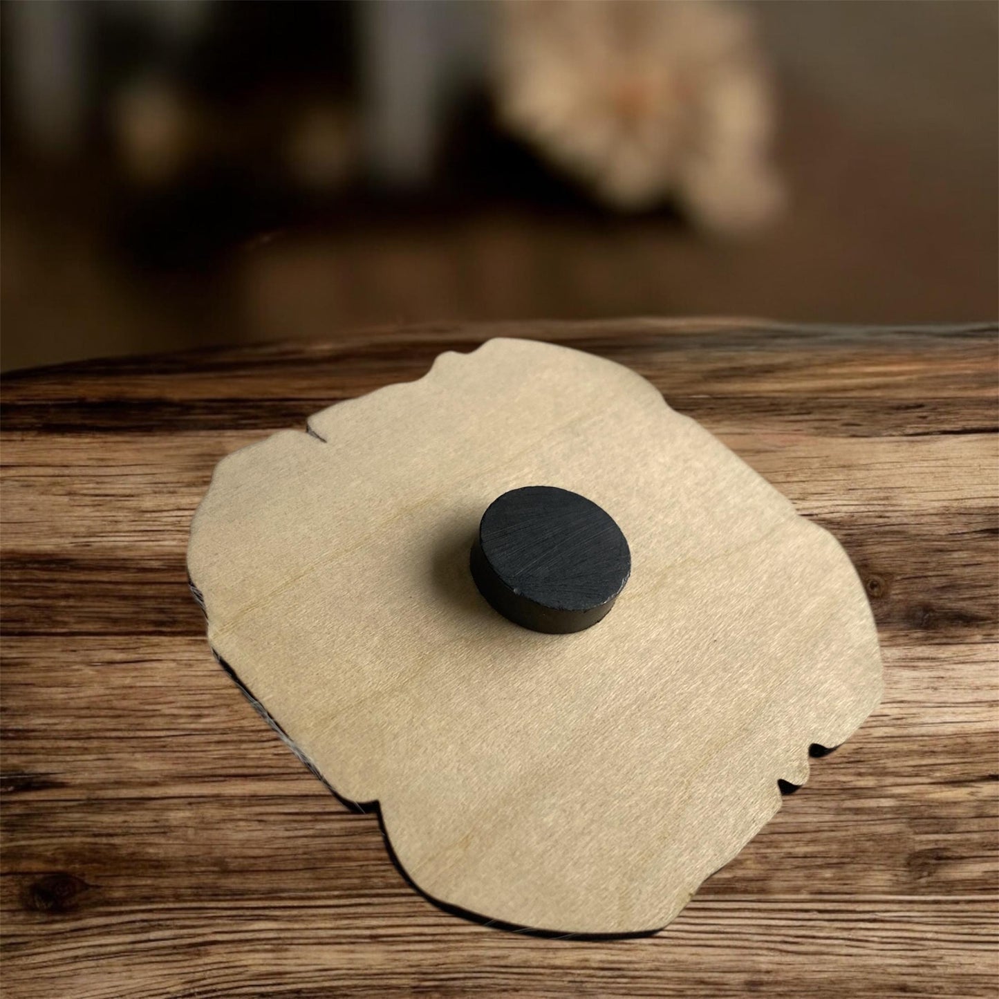 Magnet Jungle et Savane en Bois – Souvenir Baptême & Fête