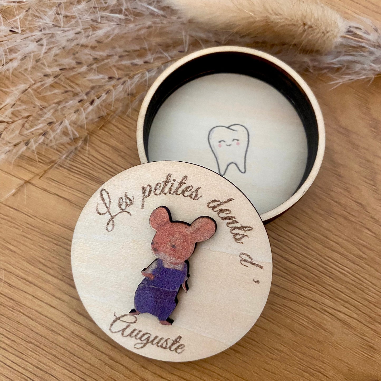 Boîte à Dents de Lait Personnalisée – Le Coffret Magique de la Petite Souris