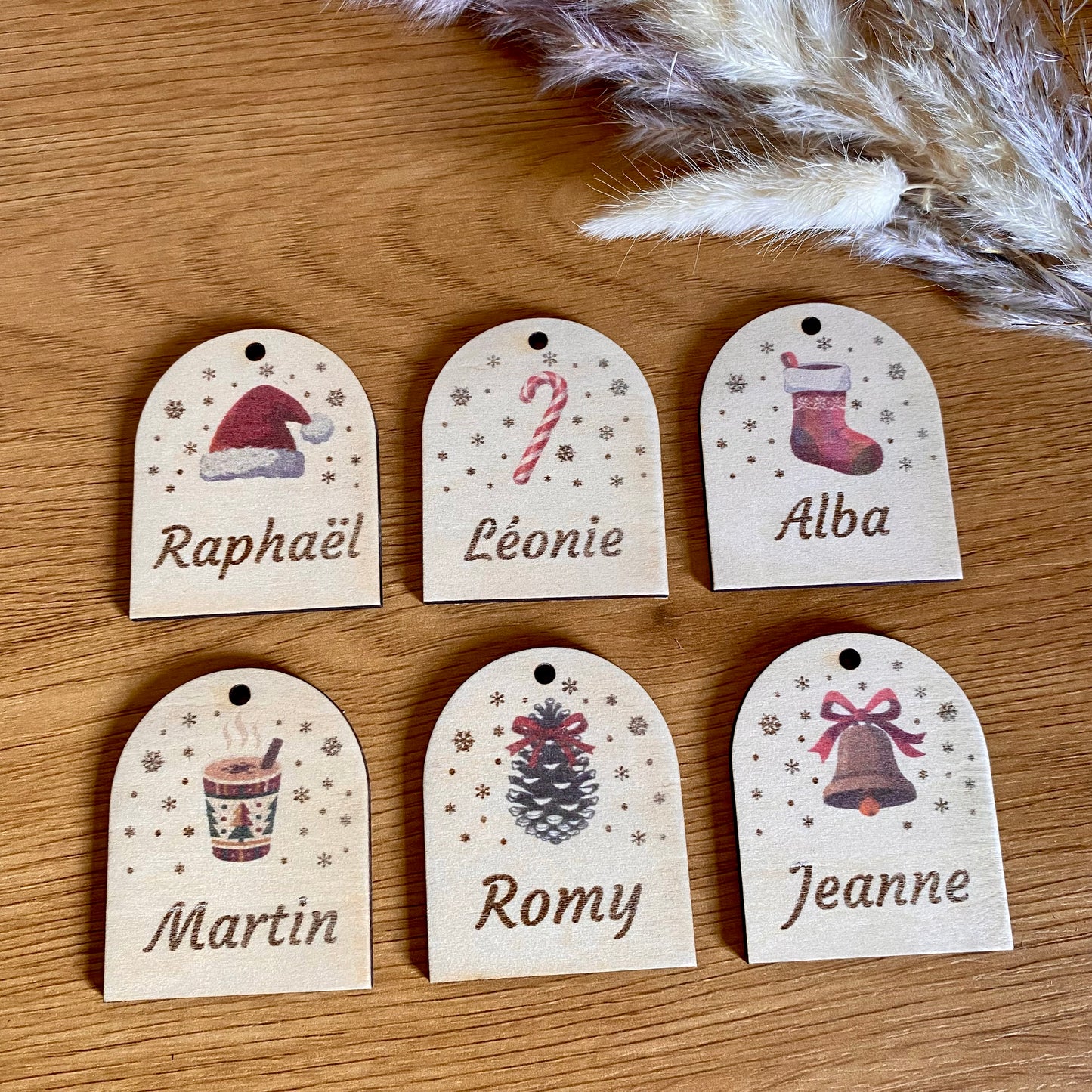 Etiquettes et ou marque place de noël 