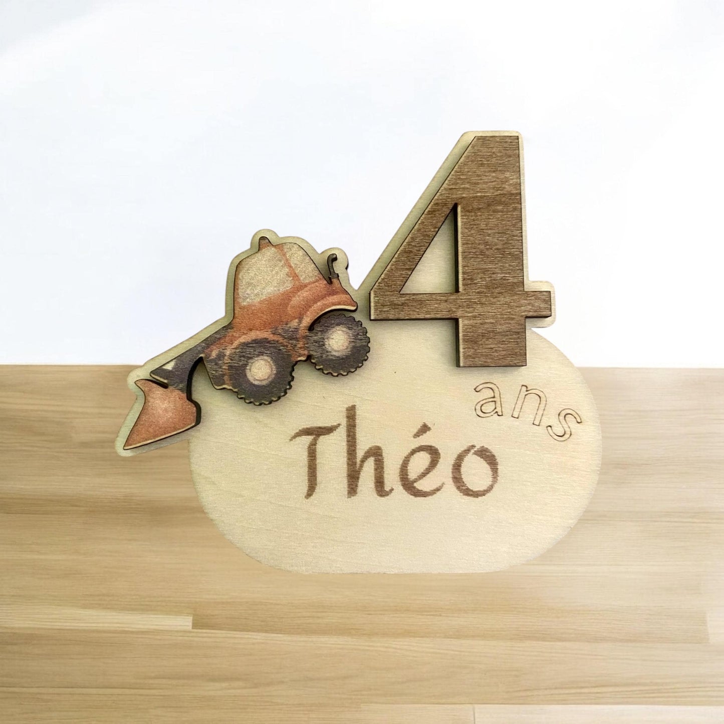 Magnet Anniversaire enfant en Bois Personnalisé – Modèle au Choix