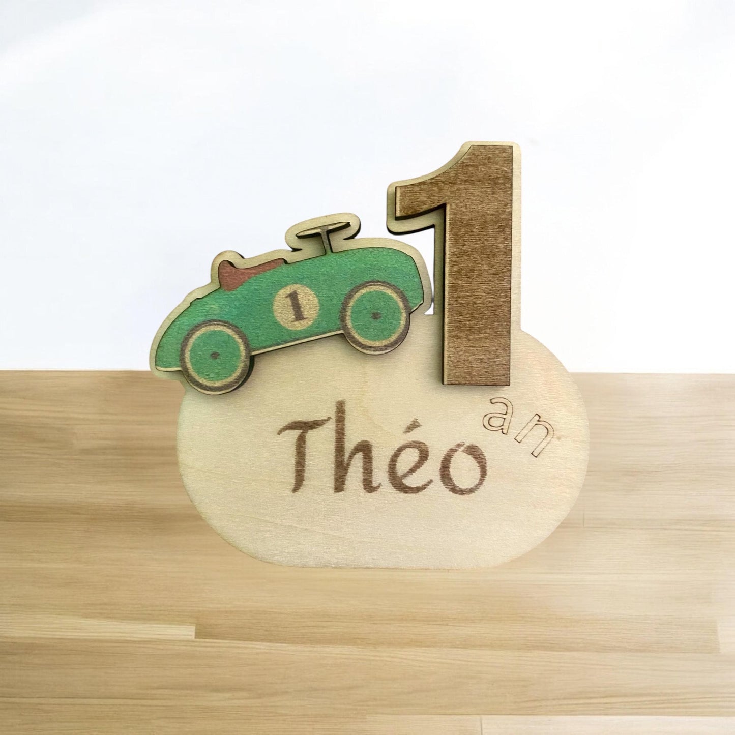 Magnet Anniversaire enfant en Bois Personnalisé – Modèle au Choix