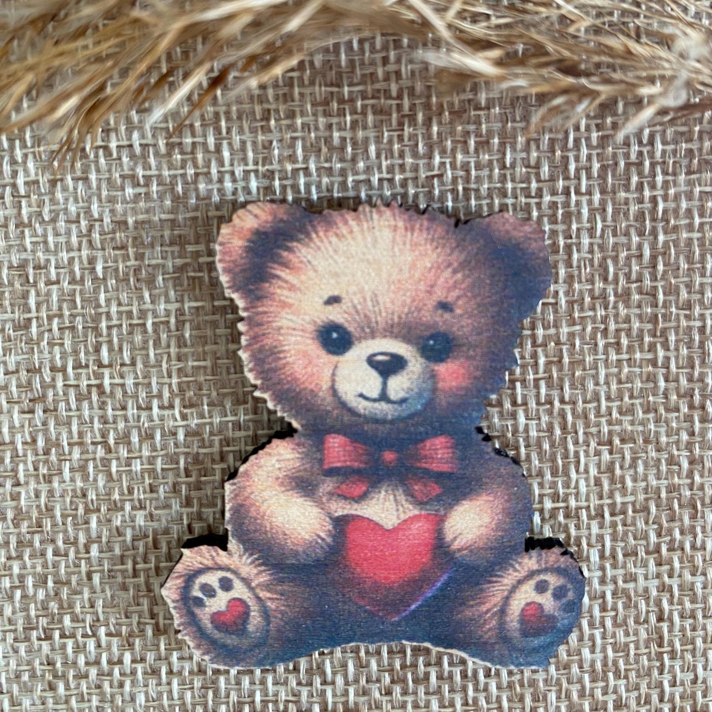 Câlin de Poche Ourson en Bois – Petit Cadeau Enfant Original